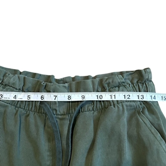 Zara Womens Green Mid Waist Trouser Pants- Size Small - Picture 11 of 13